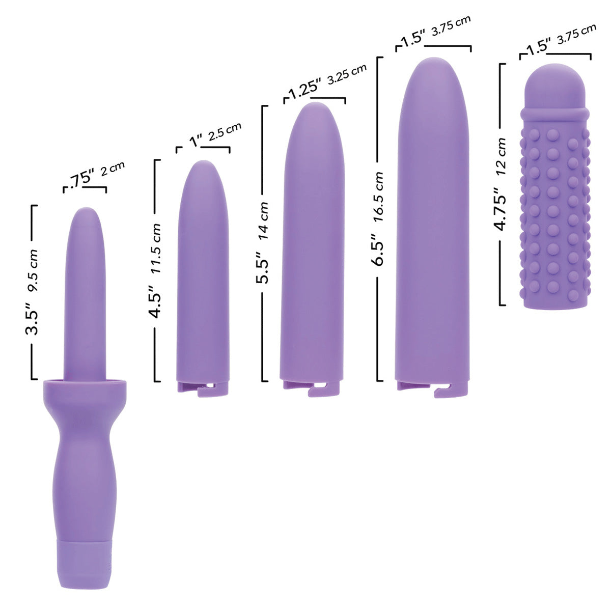 CalExotics® – Dr Laura Berman Dilators rechargeable Set Silicone