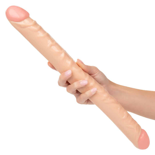 CalExotics® - Taille Queen® - Dildo à double extrémité – Ivoire image 1