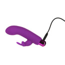 PowerBullet - Bunny d'Alice – Bullet rechargeable avec Manche de lapin amovible – Violet image 2