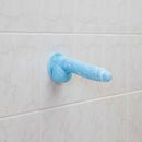 Pure Love® - Glow-In-The-Dark Dildo en silicone réaliste – 7,5 po – Bleu image 3