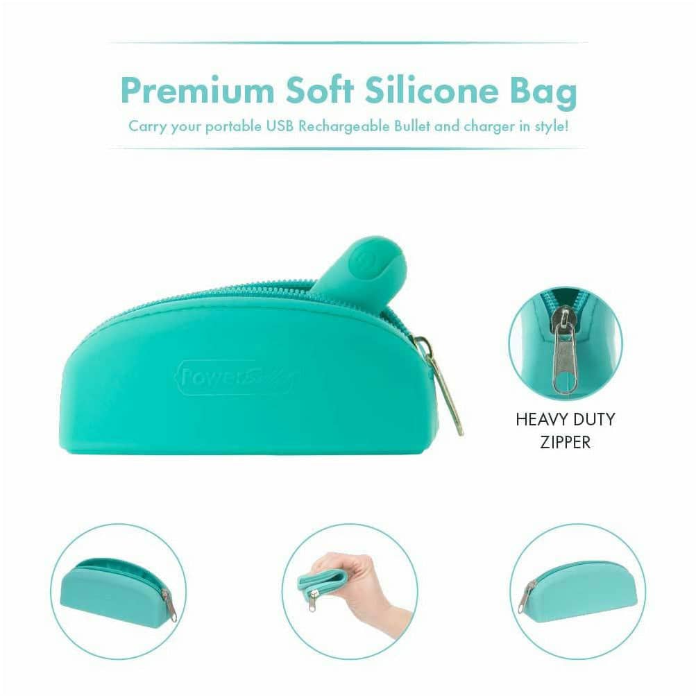 Pure Love® - Bulle d'alimentation rechargeable avec boîtier en silicone - Teal image 2