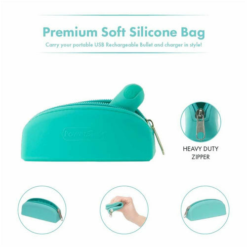 Pure Love® - Bulle d'alimentation rechargeable avec boîtier en silicone - Teal image 2