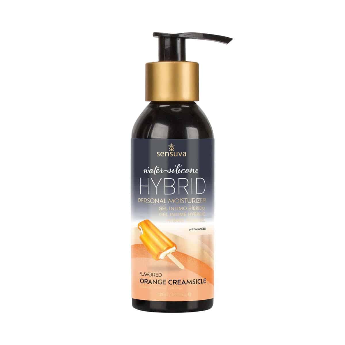 Formule Hybride Sensuva – Lube personnel - Aromatisé - Crèmes orange- 4.2 oz image 0