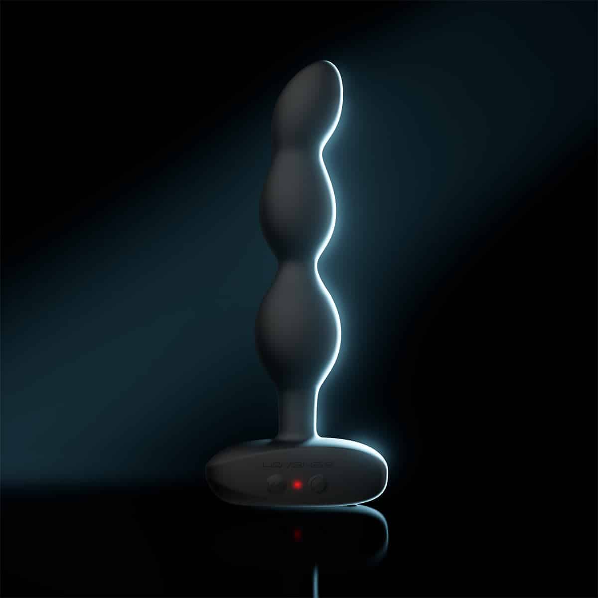 Lovense Ridge Vibrant &amp; Rotation Perles anales - Noir image 0