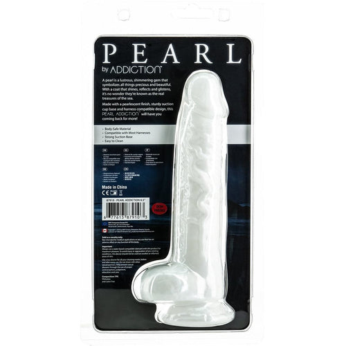 Perle de toxicomanie 8,5" Dildo avec boules image 5
