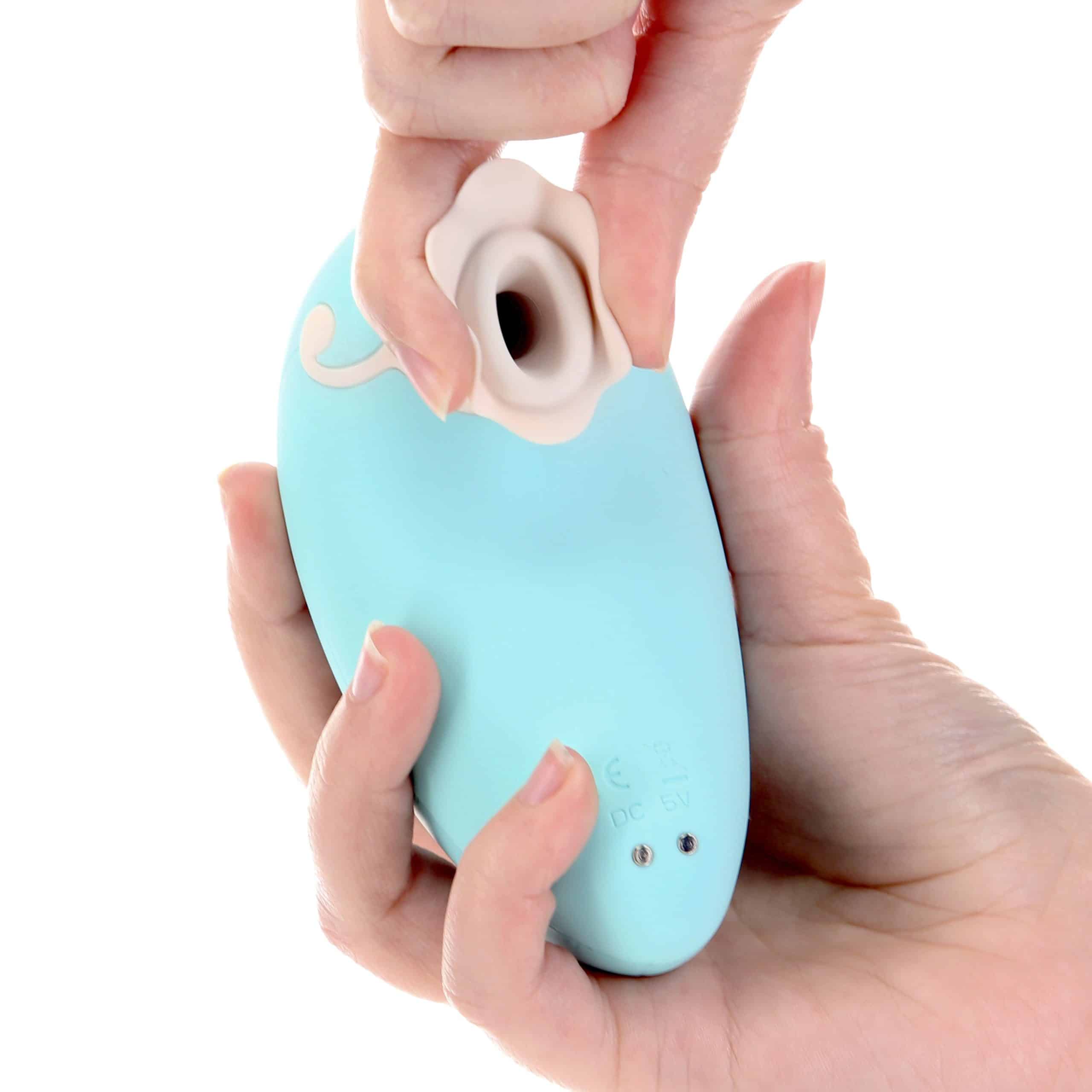 Oreiller Talk Dreamy – masseur clitoris luxueux – téal image 3