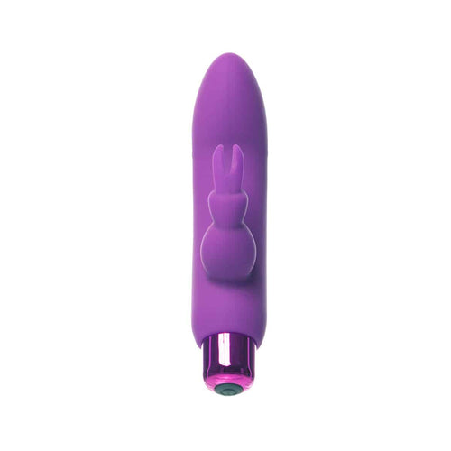 PowerBullet - Bunny d'Alice – Bullet rechargeable avec Manche de lapin amovible – Violet image 3