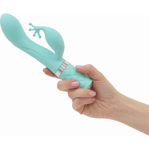 Oreiller Talk Kinky - Dual Massager - Teal image 1