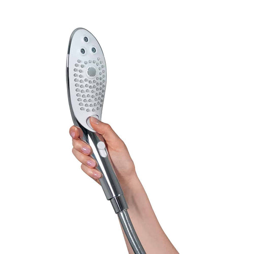 Womanizer® - Wave - Stimulateur clitoris combiné tête de douche et eau - Chrome image 2