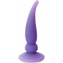 Plug anal à corne courbée - violet image 0