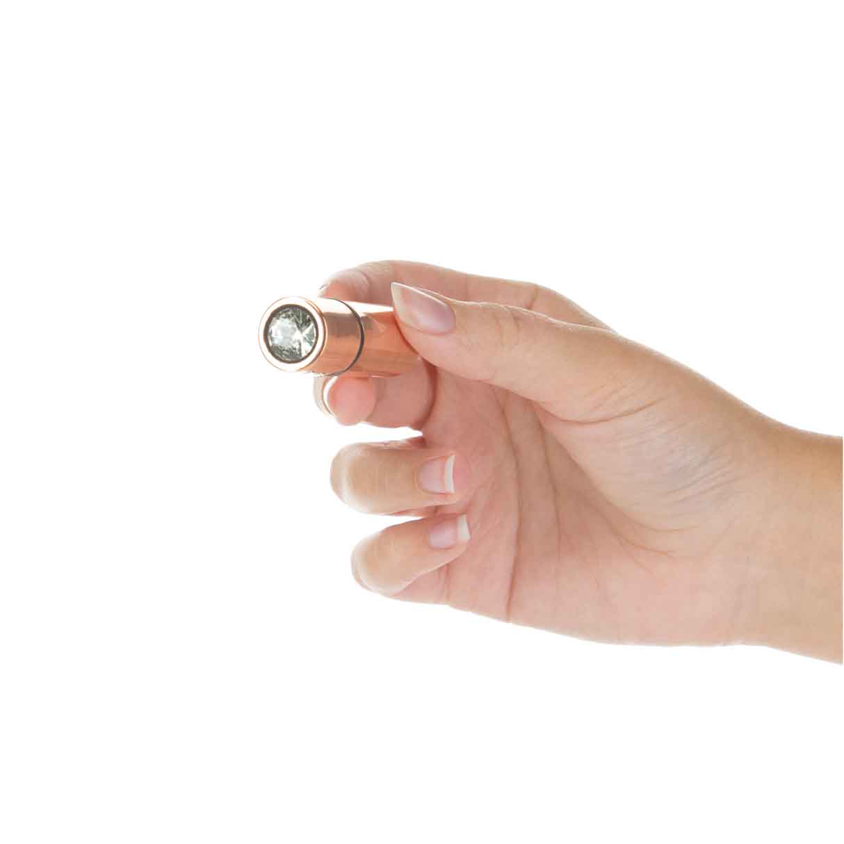 Bullet de première classe - Vibrateur de balle 2,5" avec porte-clés - Or rose image 3