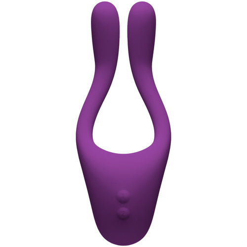 Doc Johnson Tryst V2 Bendable Multi Erogène Massager en silicone de zone - violet