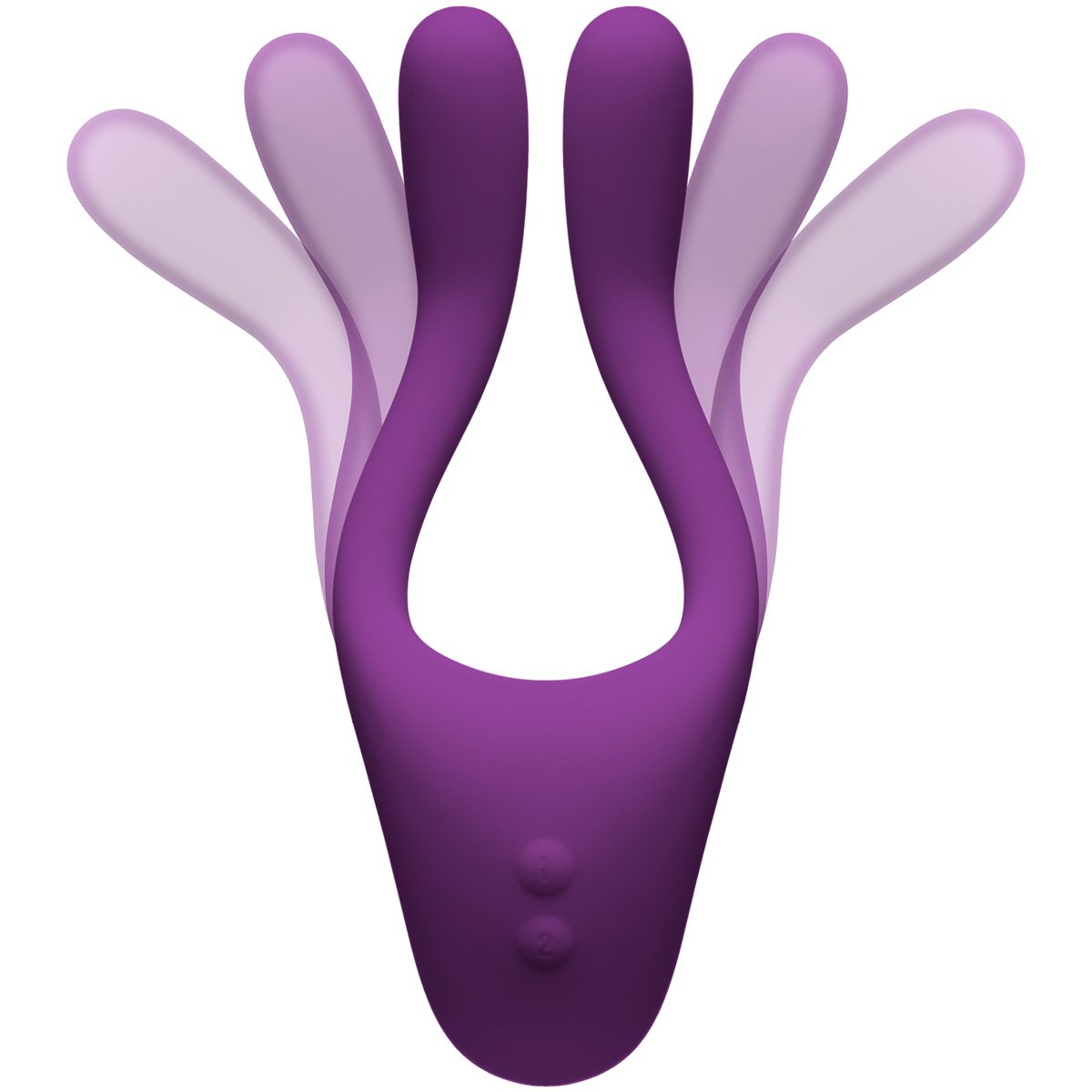 Doc Johnson Tryst V2 Bendable Multi Erogène Massager en silicone de zone - violet