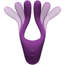 Doc Johnson Tryst V2 Bendable Multi Erogène Massager en silicone de zone - violet