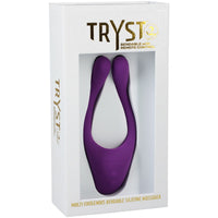 Doc Johnson Tryst V2 Bendable Multi Erogenous Zone Silicone Massager - Purple