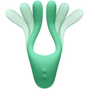 Doc Johnson Tryst V2 Bendable Multi Erogène Masseur de silicone Zone - Menthe