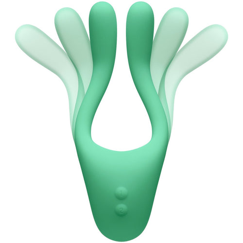 Doc Johnson Tryst V2 Bendable Multi Erogène Masseur de silicone Zone - Menthe