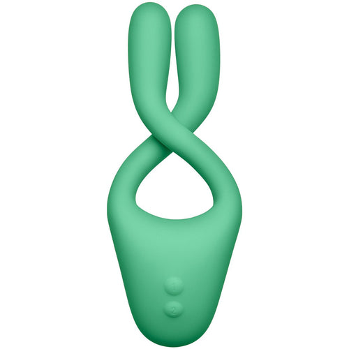 Doc Johnson Tryst V2 Bendable Multi Erogène Masseur de silicone Zone - Menthe