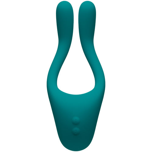 Doc Johnson Tryst V2 Bendable Multi Erogène Massager en silicone de zone - Teal