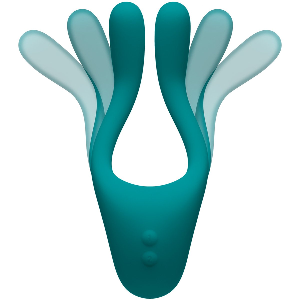 Doc Johnson Tryst V2 Bendable Multi Erogène Massager en silicone de zone - Teal
