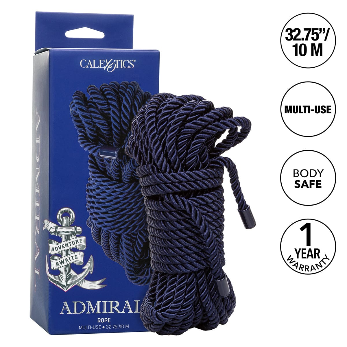 Corde à usage multiple CalExotics® Admiral 10 mètres - Bleu image 0