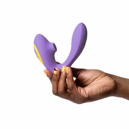 ROMP - Réverbération - Double problème - Stimulateur clitoridien et g-spot – Violet image 1