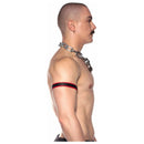 Prowler RED – Bande de biceps en cuir – Rouge image 2