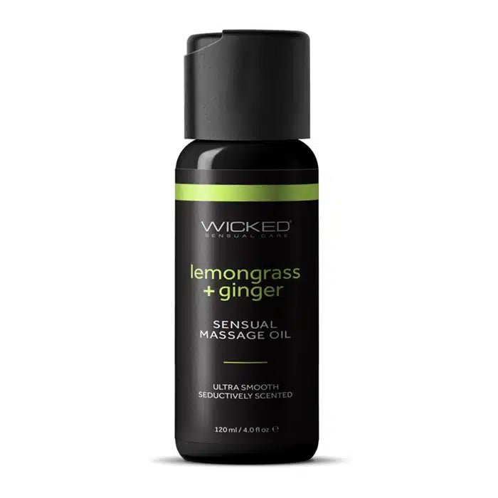 Wicked - Lemongrass and Ginger massage oil 120 ml