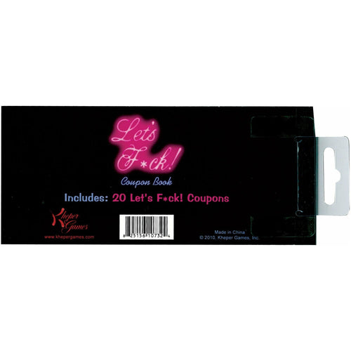 Jeux de Kheper F*ck ! - Livre de coupon image 0