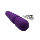 vibromasseur baguette étanche avec 20 modes et 8 niveaux d’intensité, masseur-baguette discret pour le plaisir féminin, jouet intime pour femme