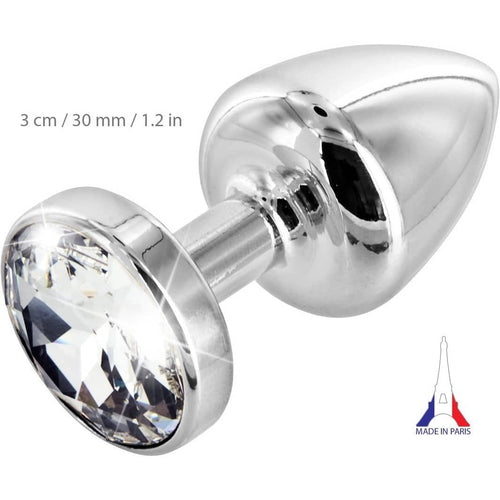 Diogol Anni argenté rond avec des éléments Swarovski (T2 Taille) image 2