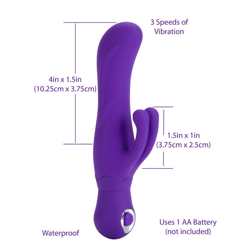 Vibe double danseuse en silicone CalExotics® - violet image 2