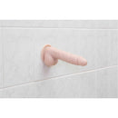 Marque de toxicomanie 7,5" Dildo avec boules avec balle - Beige image 5