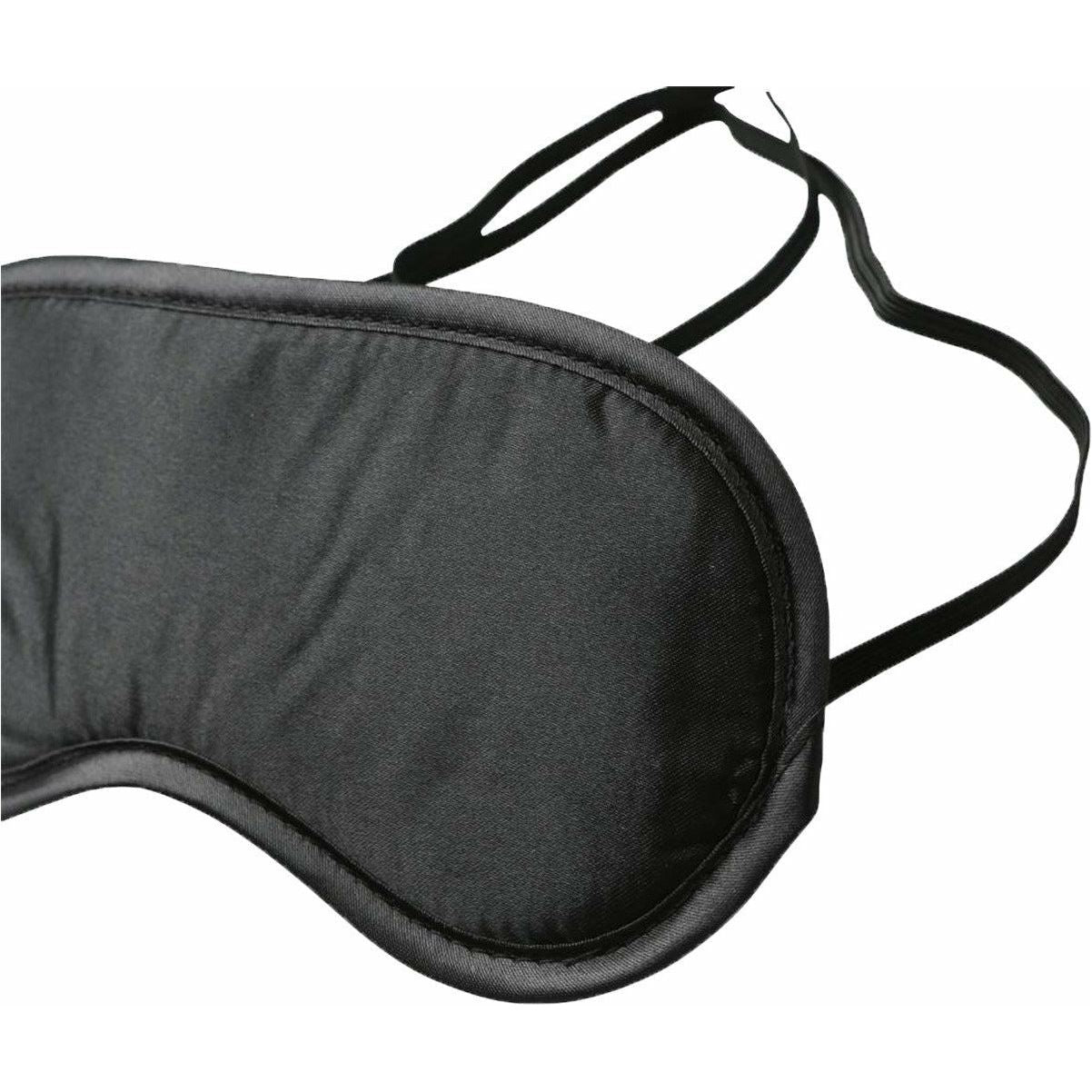 Feuillets de sport Sexe &amp; Détachement - Satin Blindfold - Noir image 1