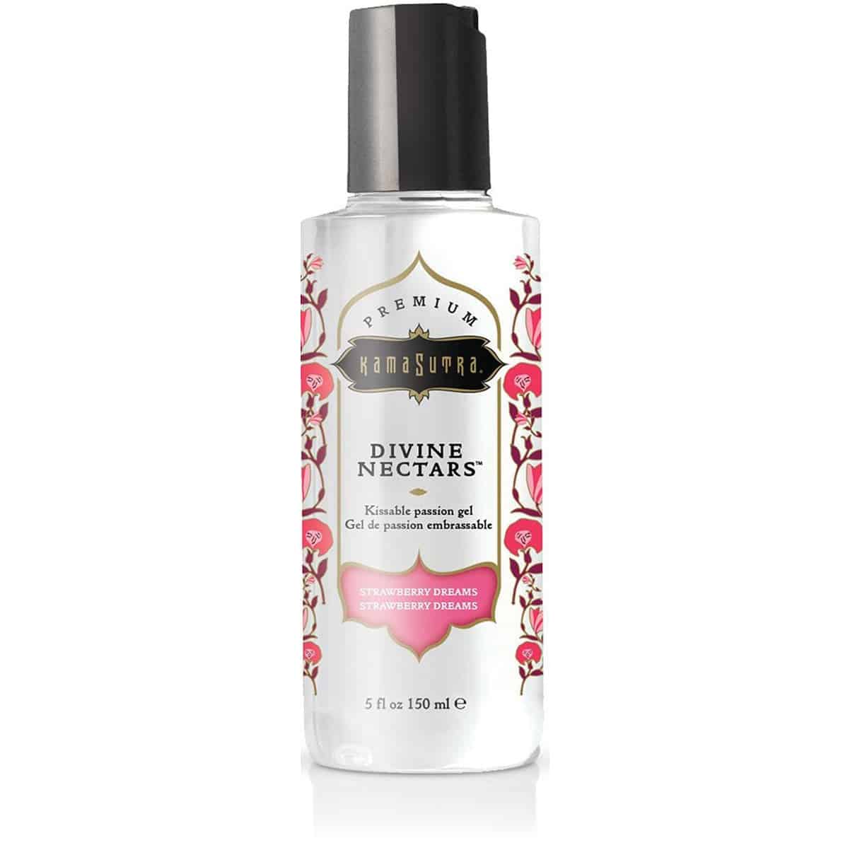 Kama Sutra Divin Nectars – Lubrifiant aromatisé à base d'eau – Rêves de fraises – 5 oz/150 ml image 0