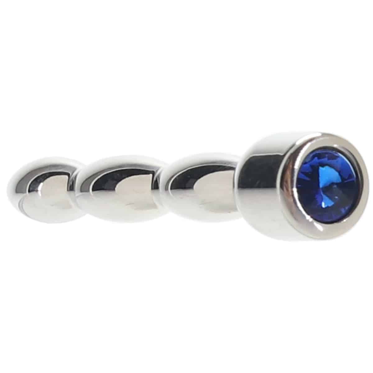 Ligne bleue Bling en acier inoxydable Bling Wivy Penis Plug image 4