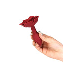 LUX actif® Plug anal en silicone rose rouge image 3