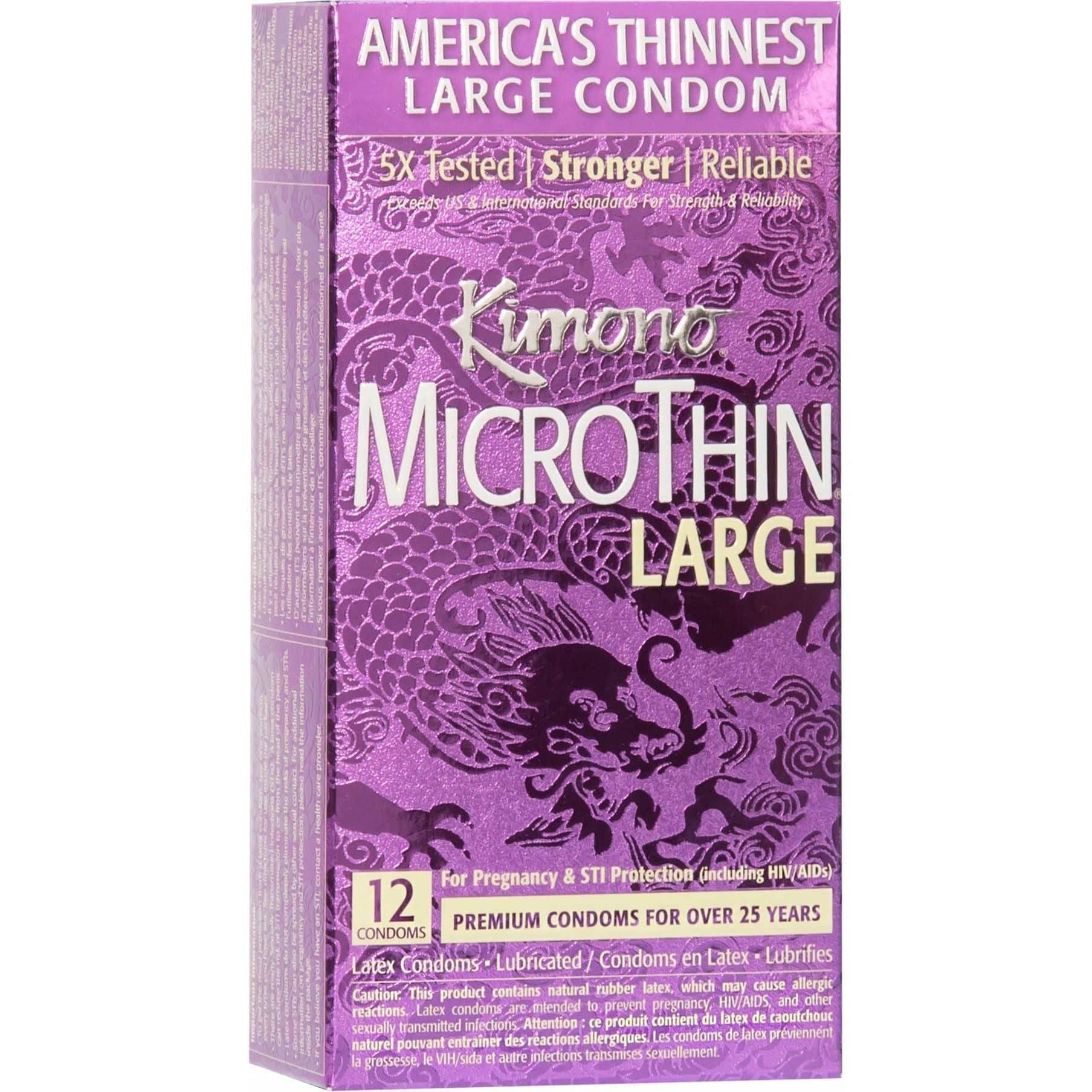 Kimono Grand Préservatif Micro mince - 12 Pack image 0