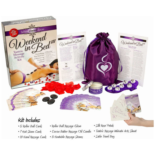 Week-end dans le lit - Kit de massage tantrique pour les couples image 0
