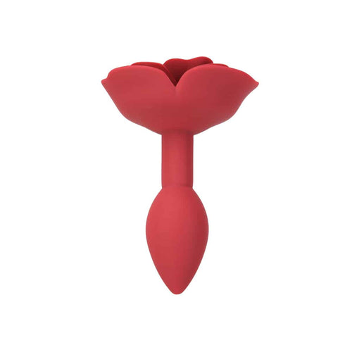 LUX actif® Plug anal en silicone rose rouge image 0