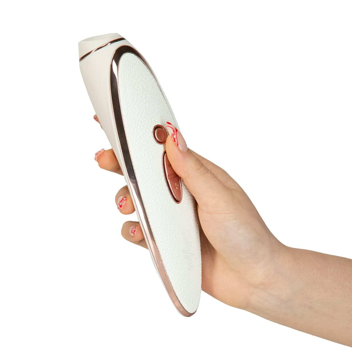 Satisfyer Prêt-à-porter – Vibrateur d'impulsions d'air clitoris – White &amp; Rose-Gold image 1