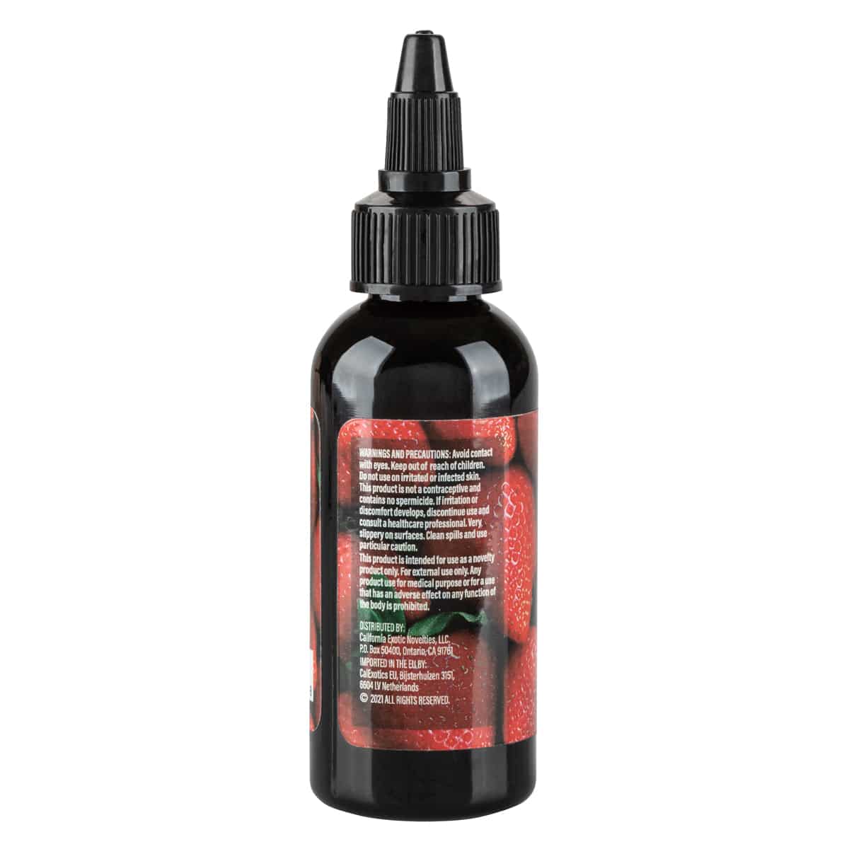 CalExotics® – Sauce de baise – Lubrifiant à base d'eau – Fraise - 2oz/60ml image 2