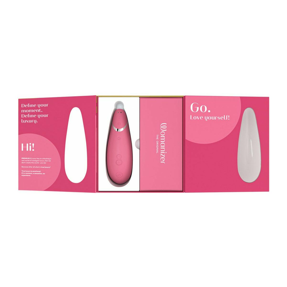 Womanizer Premium 2 – Stimulateur clitoridien – Framboise image 5