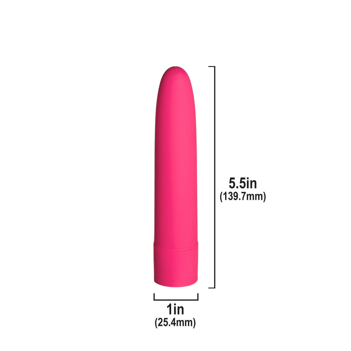 Eezy Pleezy – Vibrateur classique 5,5" – Rose image 4