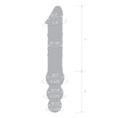 Gläs - Dildo en verre double extrémité avec perles anales image 4