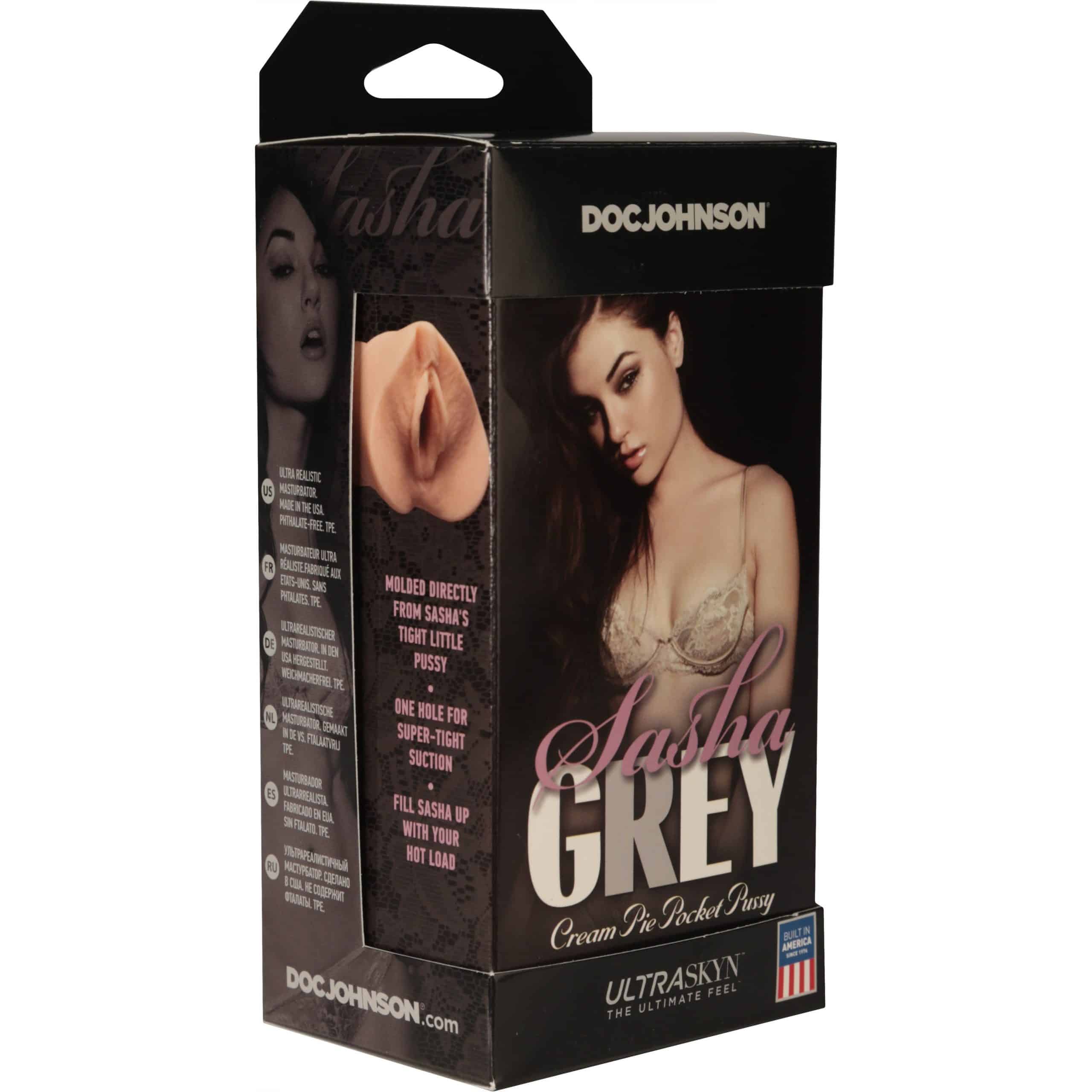 Docteur Johnson Sasha gris crème tarte poche Pussy image 2