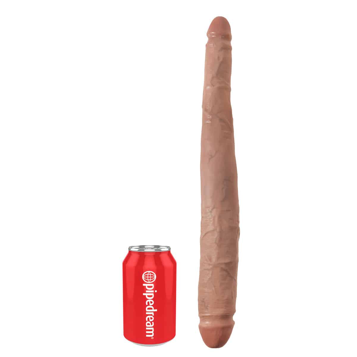 Pipedream - King Cock® - Dildo double rubané - Beige image 3