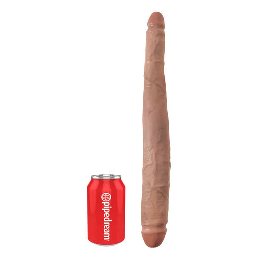 Pipedream - King Cock® - Dildo double rubané - Beige image 3