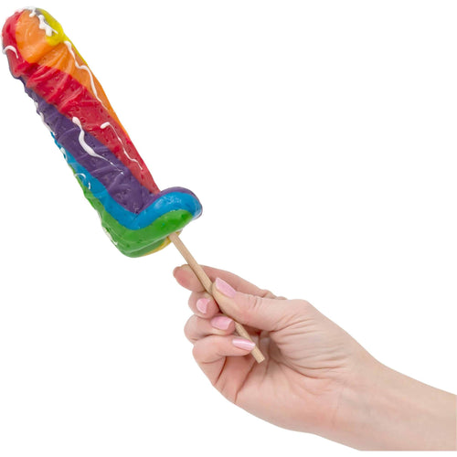 HottProduits Cum Cock Pop - Arc-en-ciel image 1