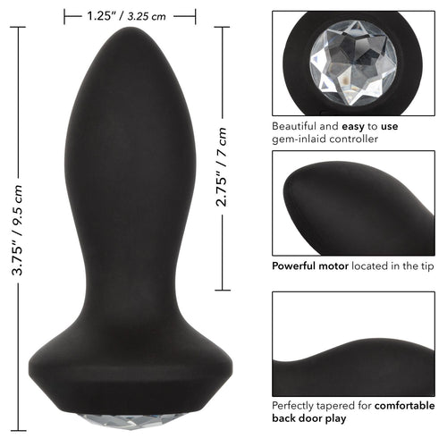 Sonde cristal vibrante CalExotics® Power Gem – Noir image 2